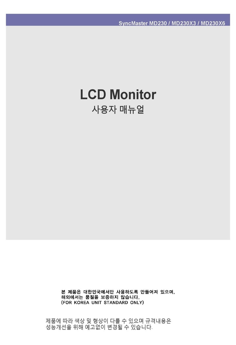 Samsung SyncMaster MD230X3 User manual