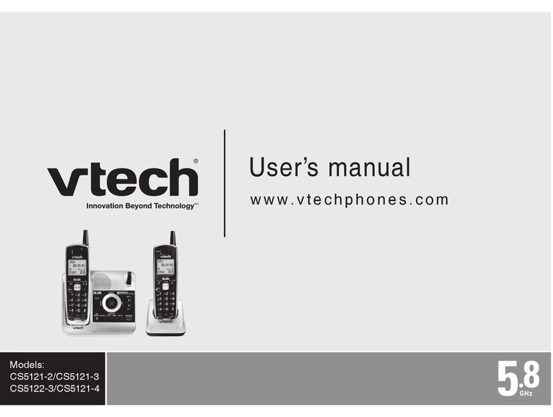 V-tech CS5121-3 User manual V-tech CS5121-3 User manual