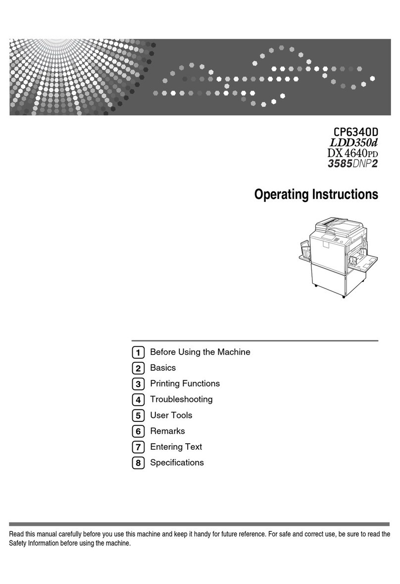 Ricoh Priport DX 4640PD User manual