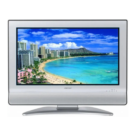 Sharp LC 32SH20U - 32" LCD TV User manual