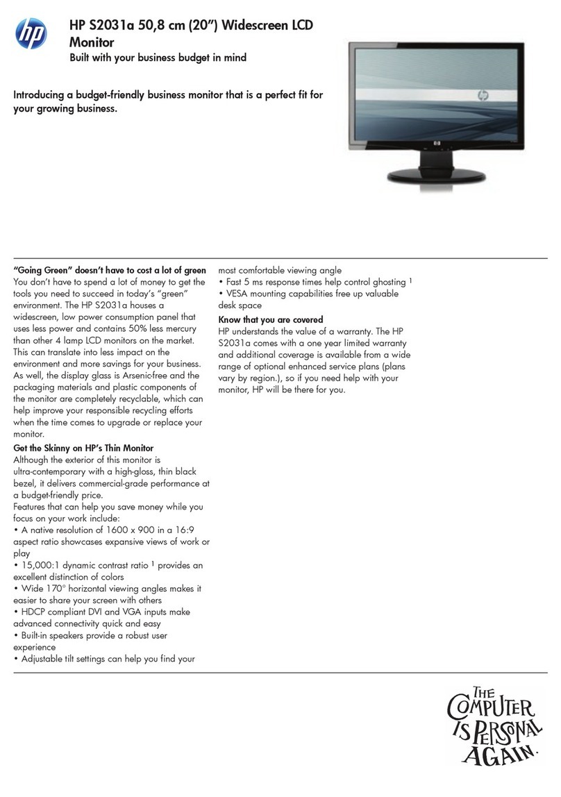 HP WR733AA User manual