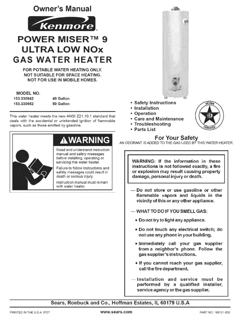 Kenmore 33094 - Power Miser 9 owner's manual