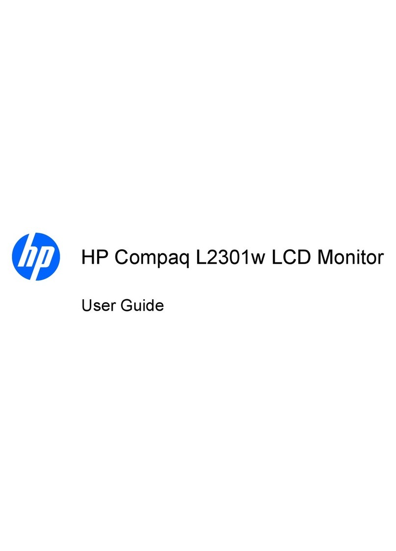 HP Compaq L2301w User manual