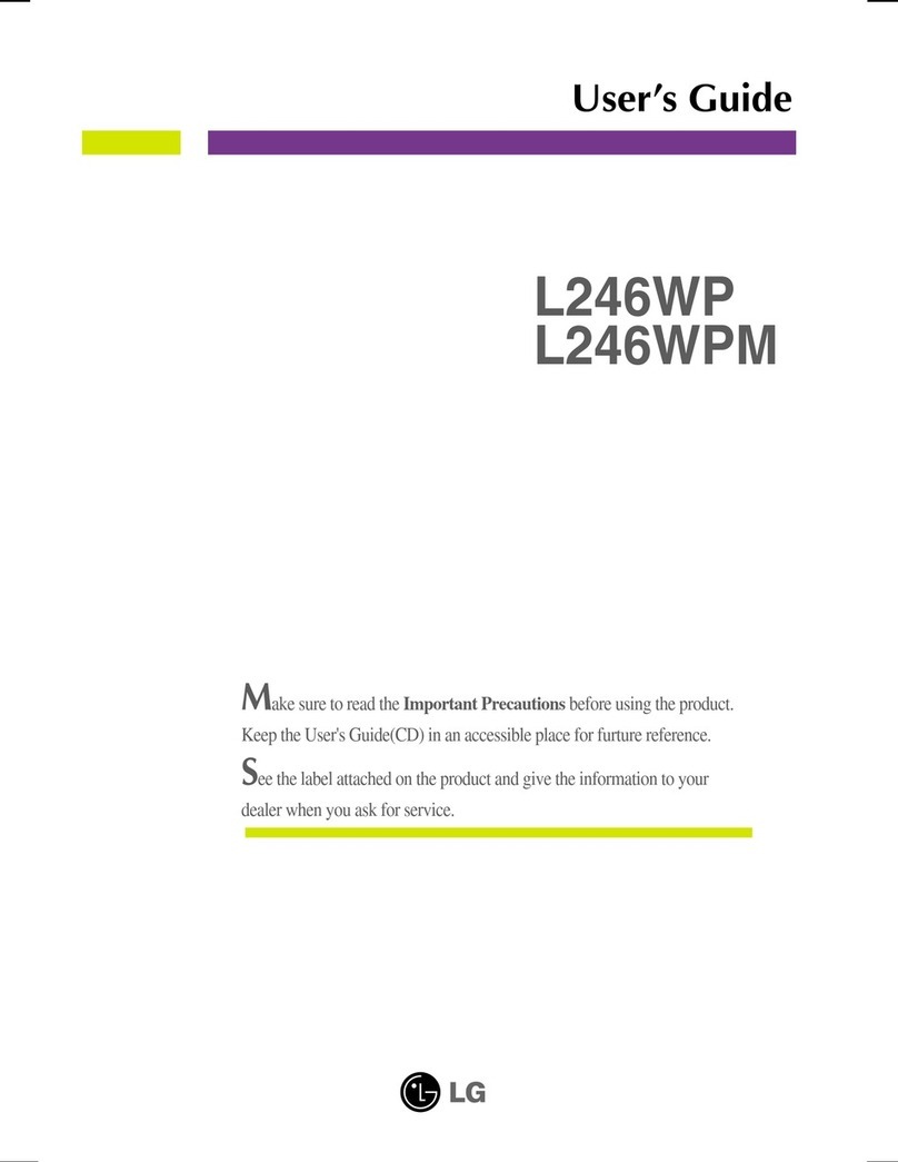 LG Flatron L246WP User manual
