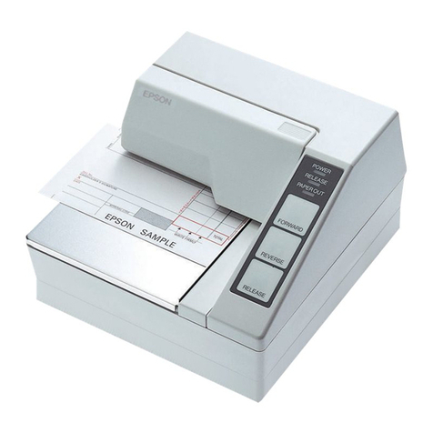 Epson U295 - TM B/W Dot-matrix Printer User manual