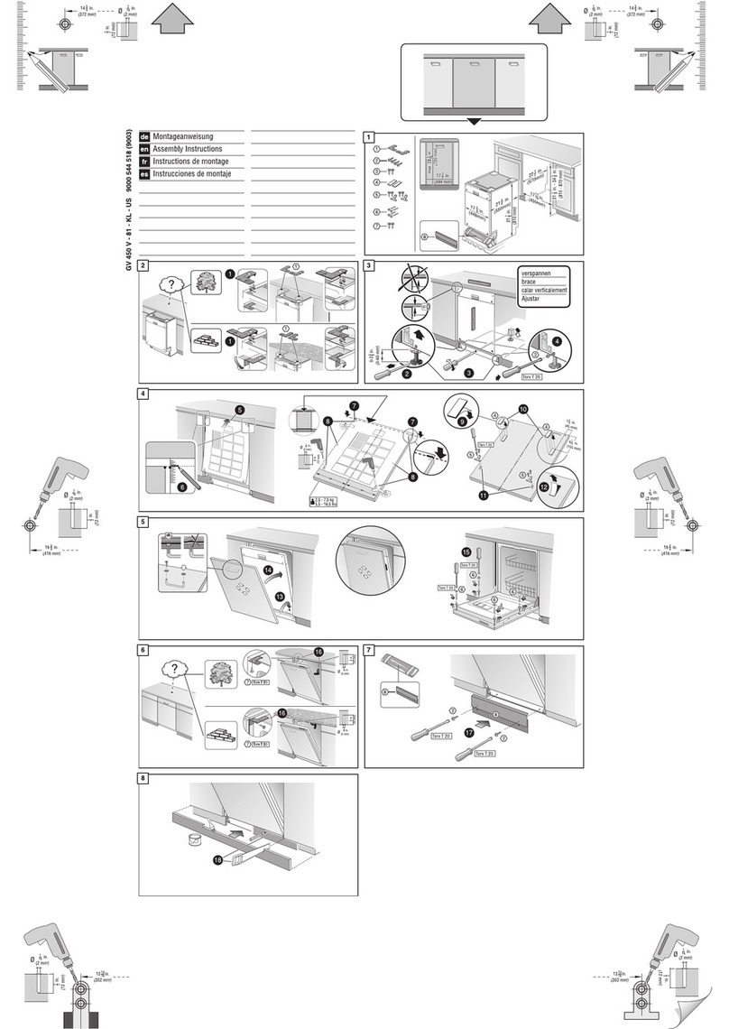 Bosch SRV53C13UC Assembly instructions