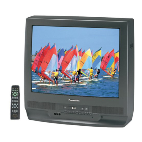 Panasonic PV27D52 - TV/DVD COMBO - MULTI LANGUAGE User manual