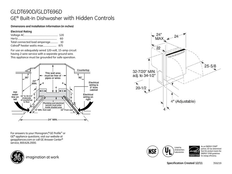 GE GLDT696DSS Manual