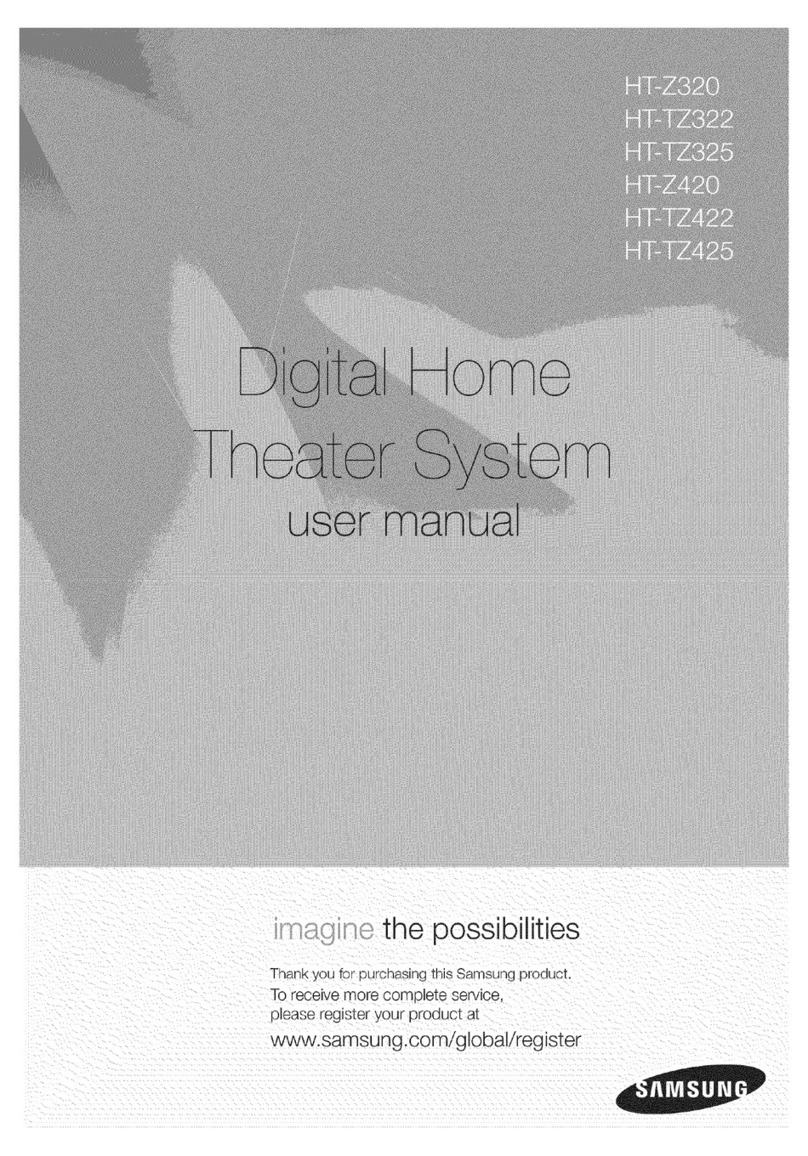 Samsung HT-Z320 User manual
