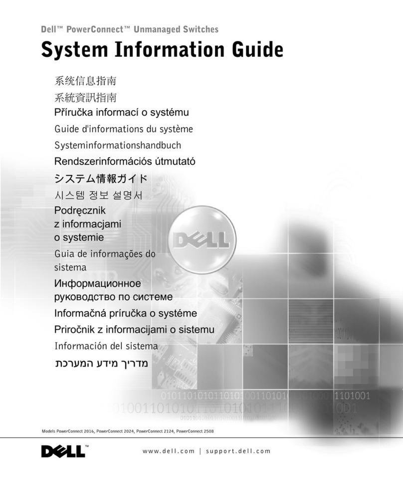 Dell PowerConnect 2124 System information guide