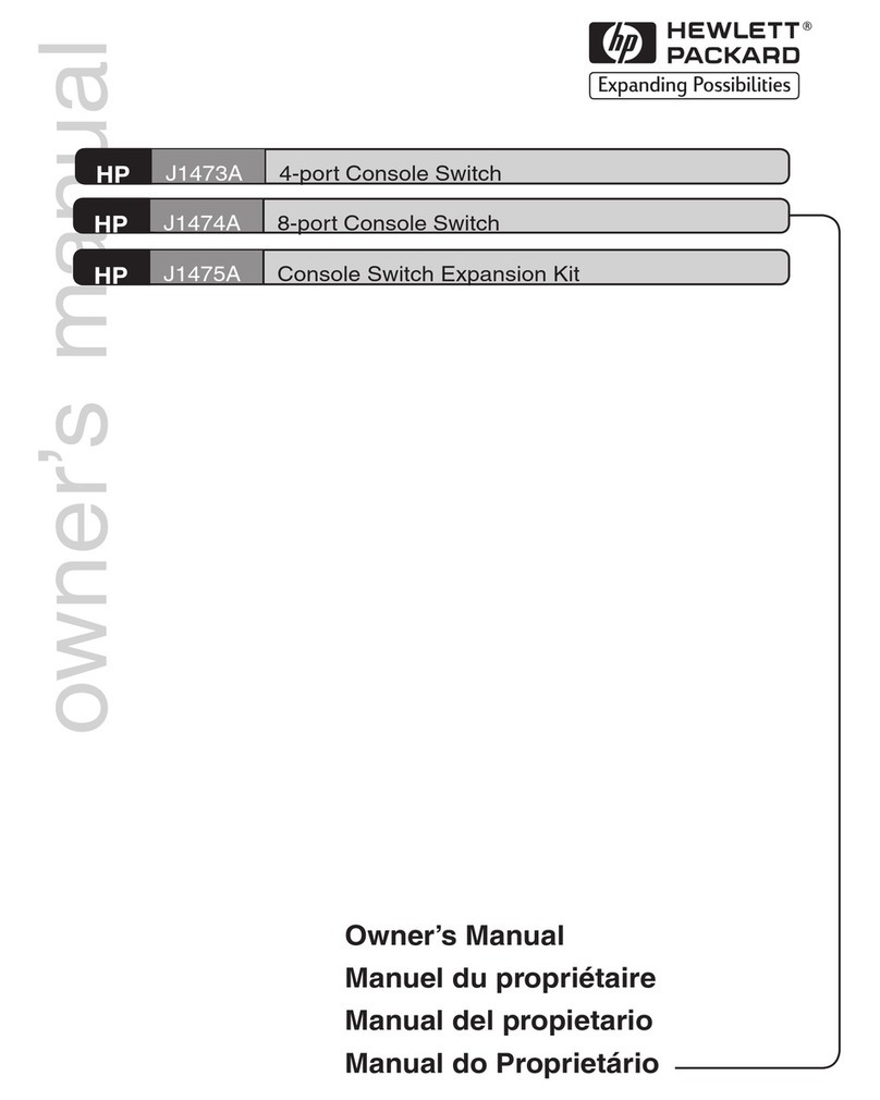 HP 400338-001 - KVM Switch owner's manual