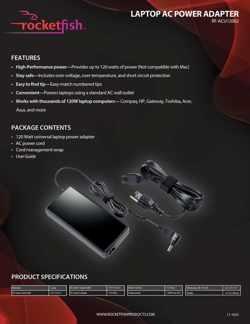 Rocket Fish RF-ACU12002 Specifications