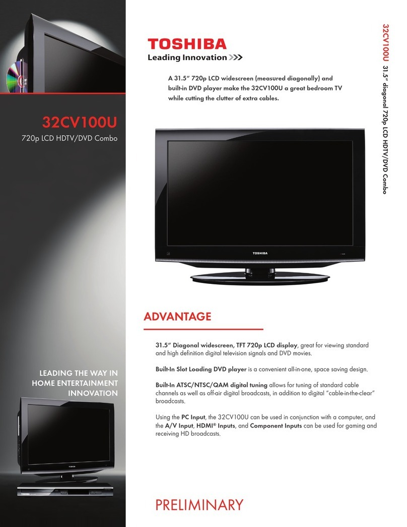 Toshiba 32CV100U User manual