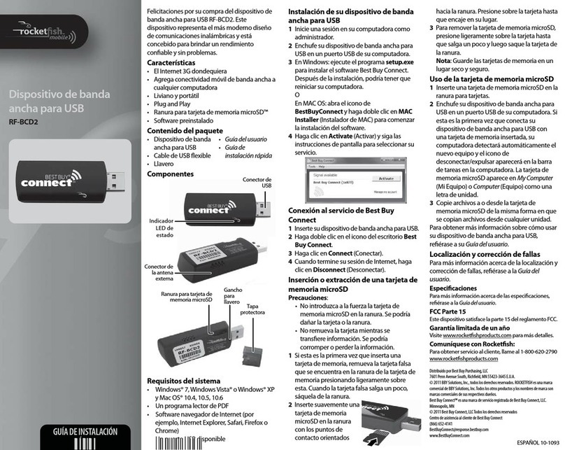 Rocket Fish RF-BCD2 User manual