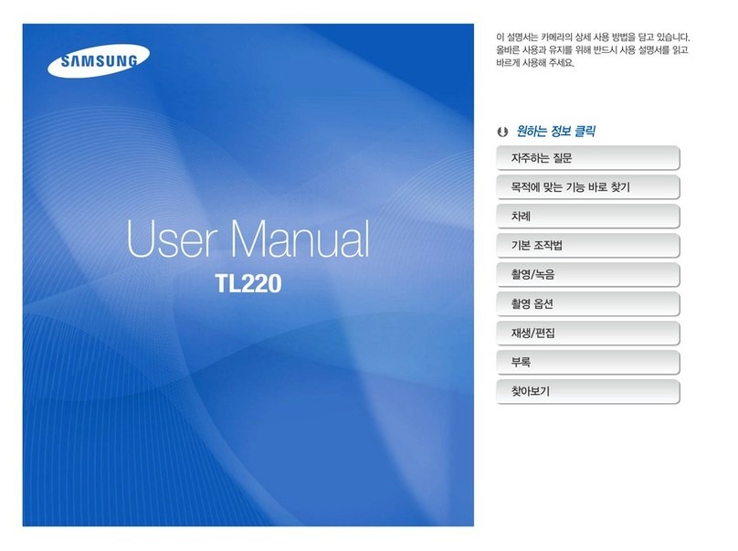 Samsung TL220 - DualView Digital Camera User manual