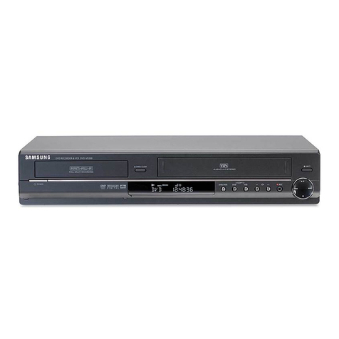 Samsung VR330 - DVD - DVDr/ VCR Combo Manuel d'instructions
