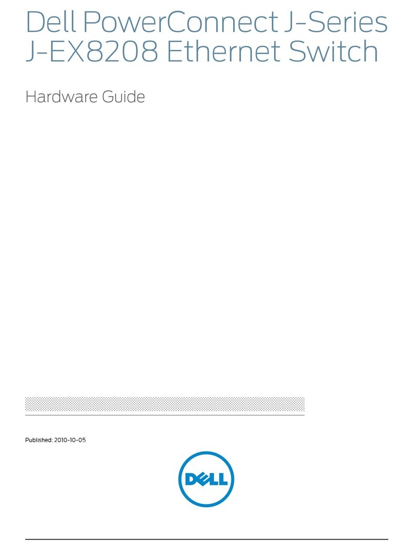 Dell PowerConnect J-EX8208 Installation instructions Dell PowerConnect J-EX8208 Installation instructions