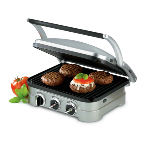 Cuisinart GR-4NAM - Griddler Instruction booklet