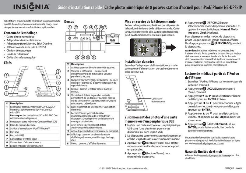 Insignia NS-DPF8IP User manual
