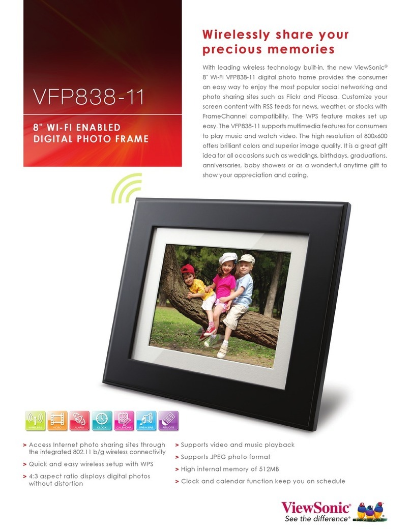 ViewSonic VFP838-11 datasheet