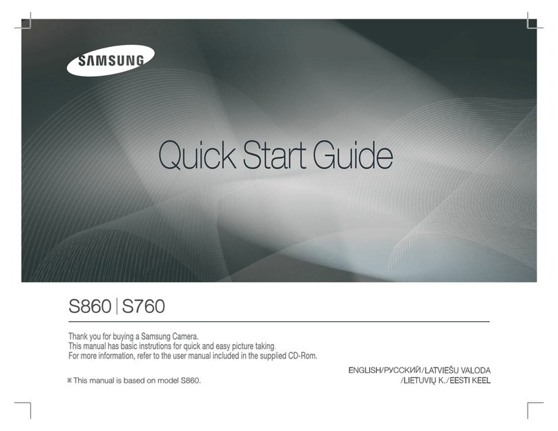 Samsung S760 - Digital Camera - Compact User manual Samsung S760 - Digital Camera - Compact User manual
