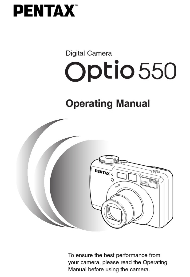 Pentax 18173 - Optio 550 Digital Camera User manual Pentax 18173 - Optio 550 Digital Camera User manual