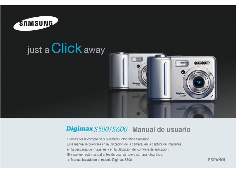 Samsung S500 - Digimax 5.1MP Digital Camera Manual de usuario