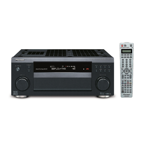 Pioneer 1014TX-K - THX Select A/V Receiver User manual