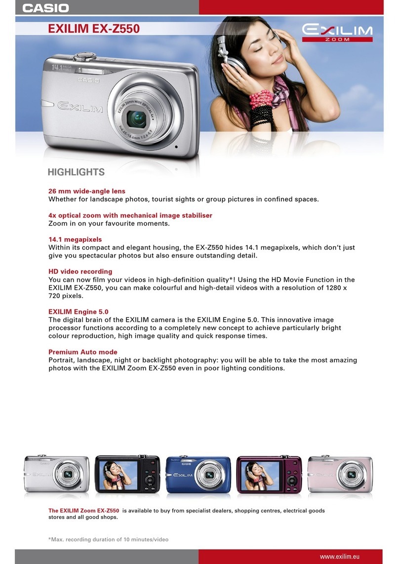 Casio EX-Z550BE Owner's manual