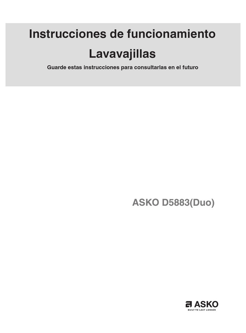 Asko D5883 Instruction Manual
