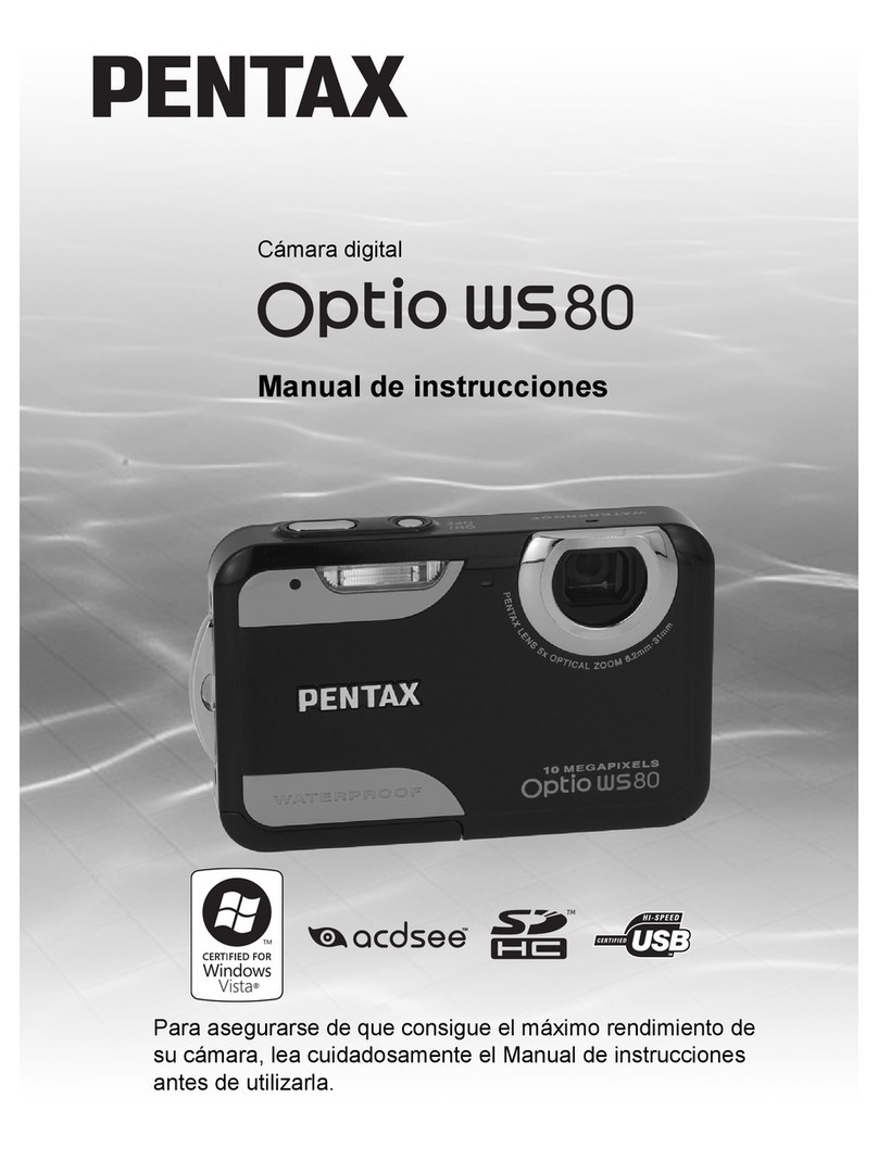Pentax Optio WS80 Black and Orange Setup guide