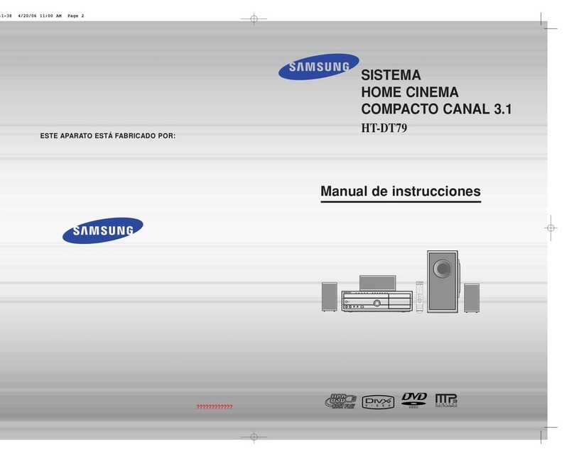 Samsung HT-DT79 instruction manual