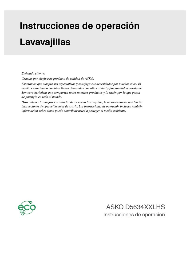 Asko D5634 Instruction Manual