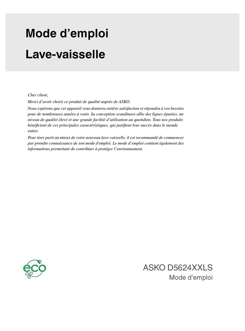 Asko D5624 Mode d'emploi