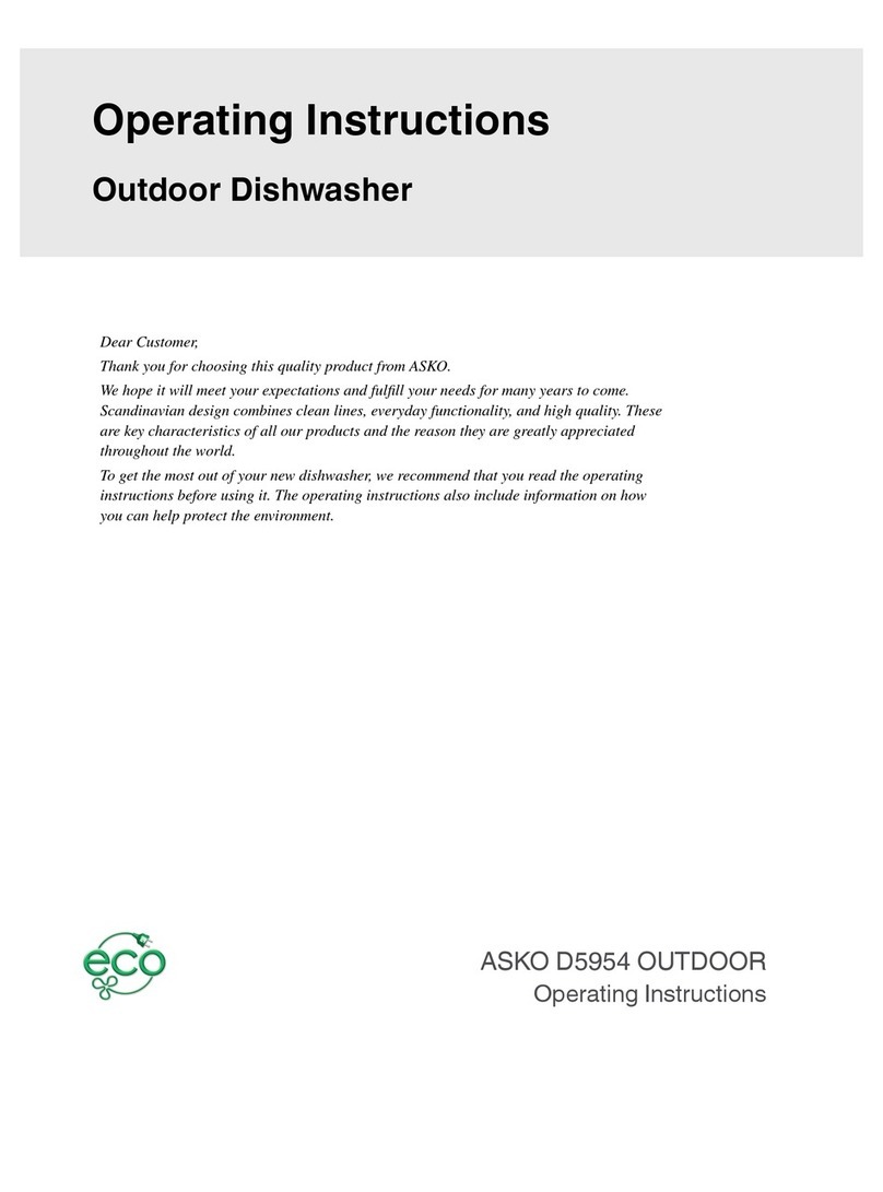 Asko D5954 User manual Asko D5954 User manual