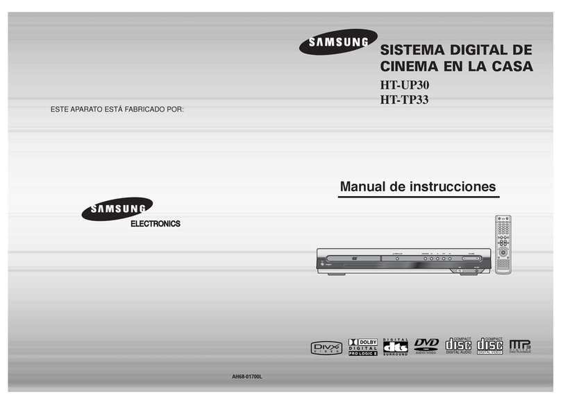 Samsung HT-UP30 Setup guide