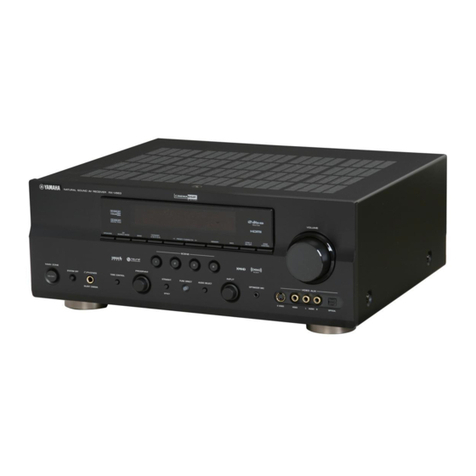 Yamaha RX V663 - AV Receiver owner's manual
