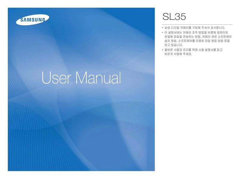 Samsung SL35 - Digital Camera - Compact User manual