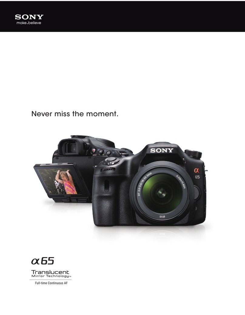 Sony SLT-A65V &alpha Specifications
