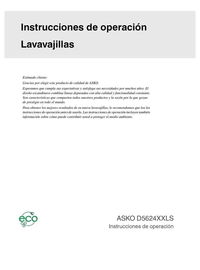 Asko D5624 Instruction Manual Asko D5624 Instruction Manual