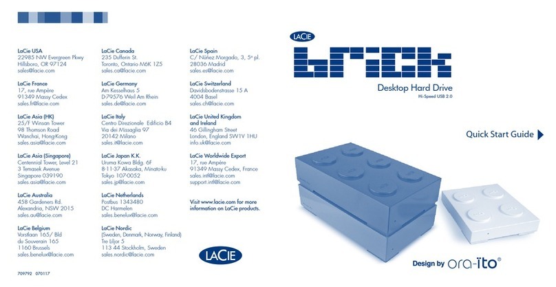 LaCie Brick quick start guide