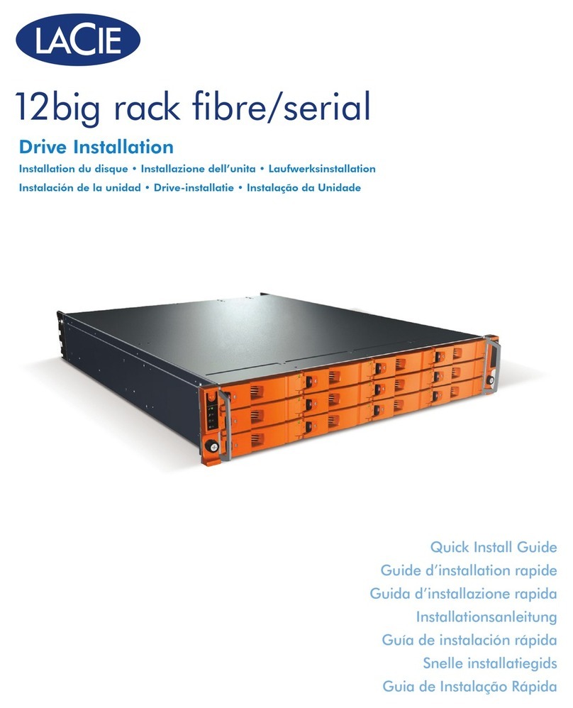 LaCie 12big Rack Spare Quick install guide
