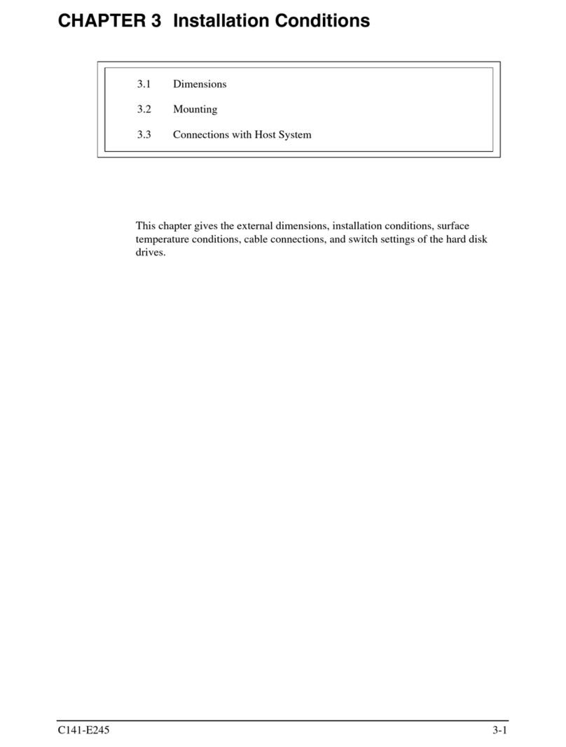 Fujitsu MHW2040BH - Mobile 40 GB Hard Drive User manual