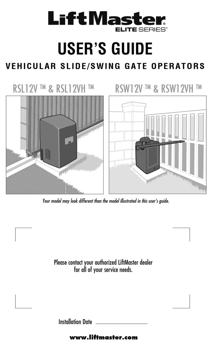 Chamberlain Elite RSL12V User manual