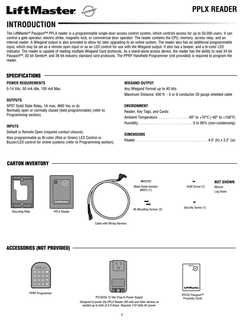 Chamberlain PPLX User manual