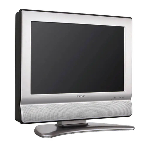 Sharp LC-26DV20U - 26" LCD TV User manual