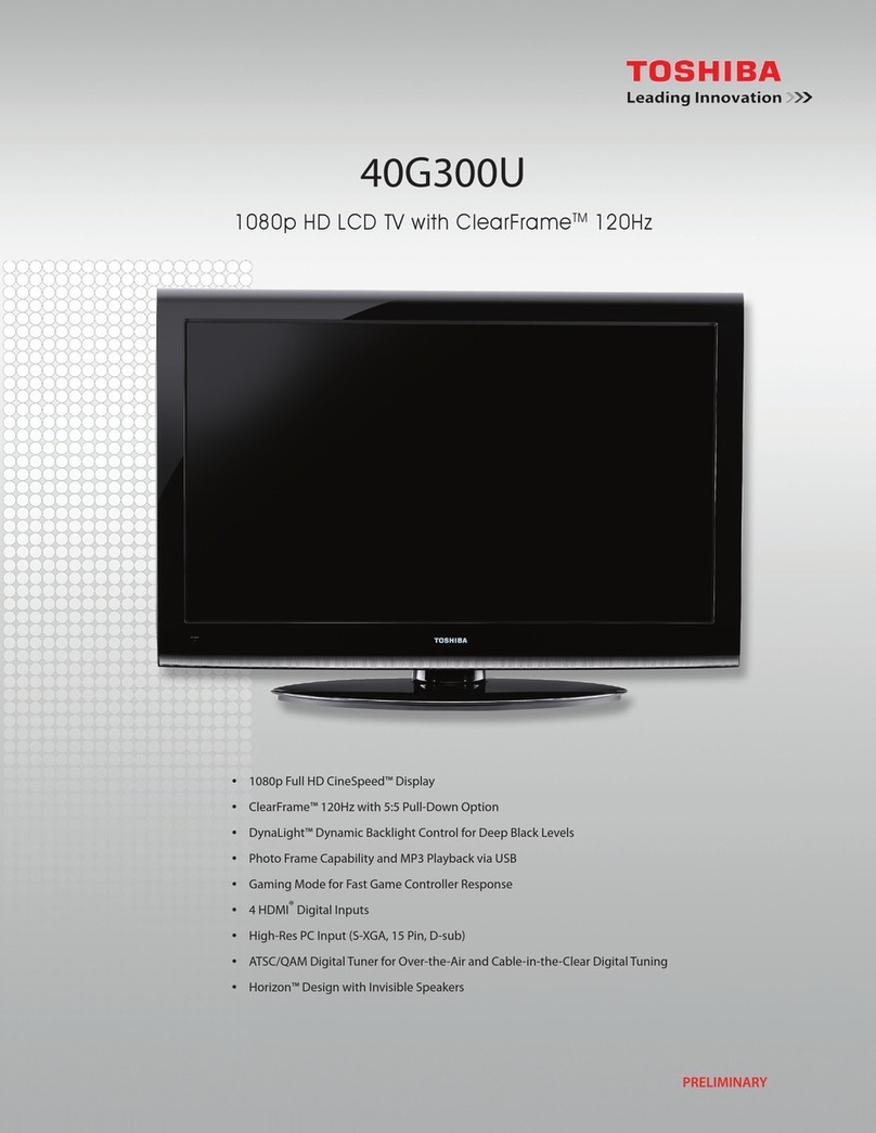 Toshiba 40G300U User manual