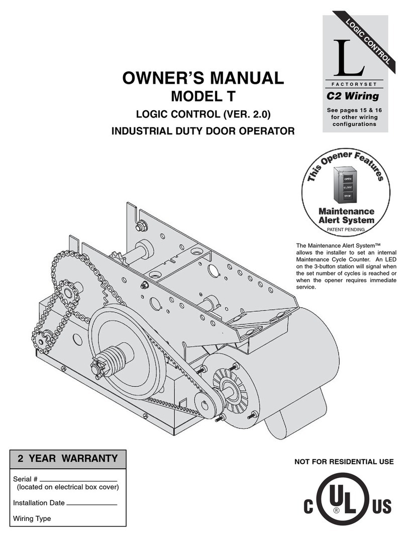 Chamberlain T owner's manual
