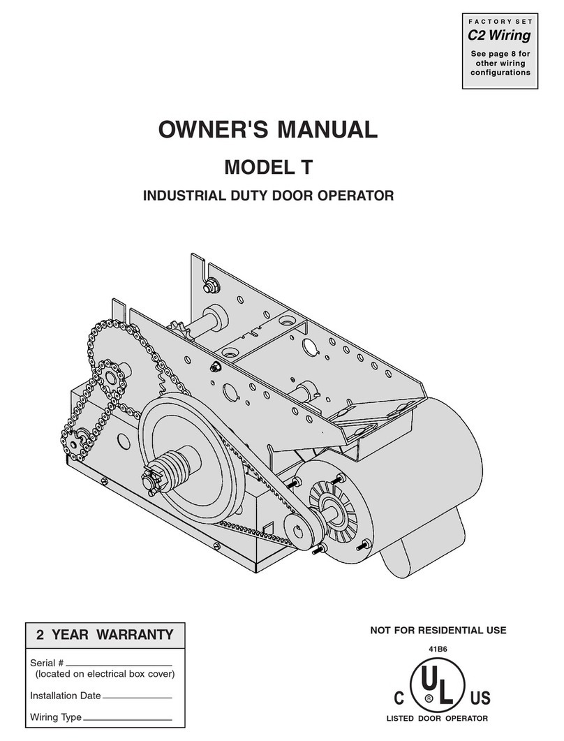 Chamberlain T owner's manual