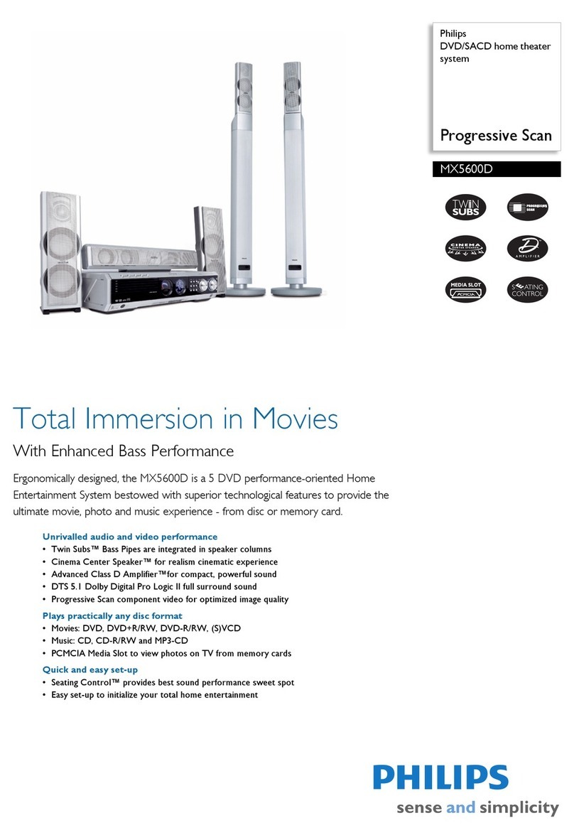 Philips MX5600D Specifications